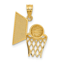 14k Basketball Pendant-C3583