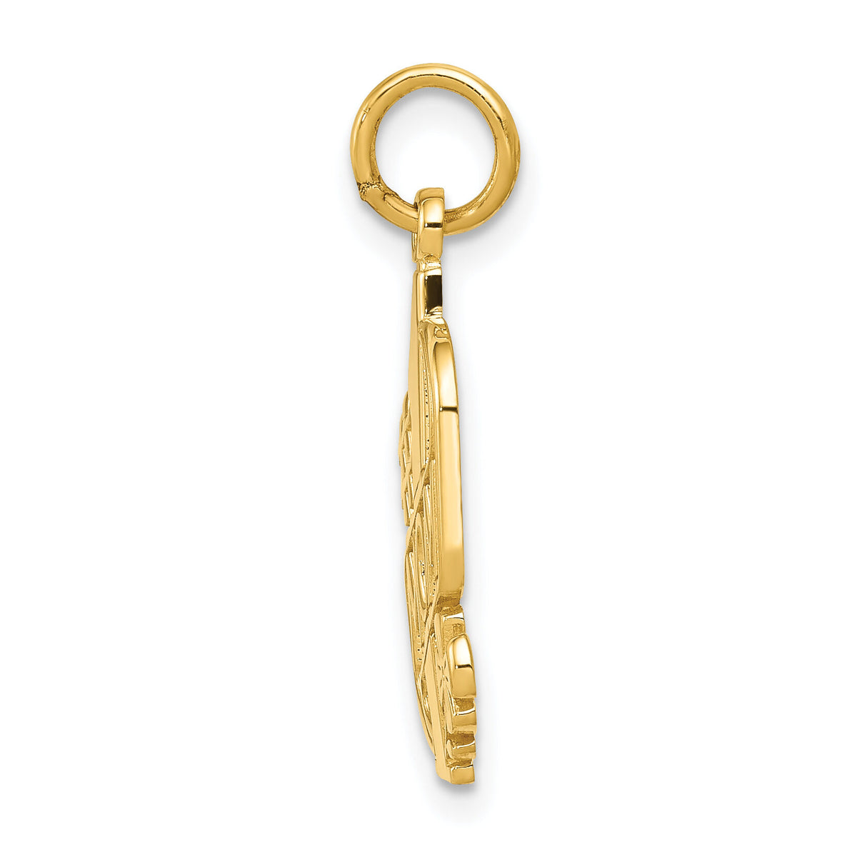 14k #1 MOM Charm-C360