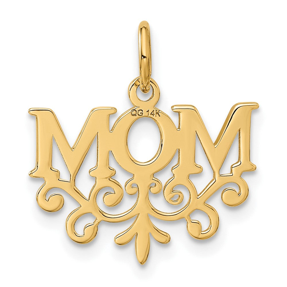 14k MOM Charm-C363