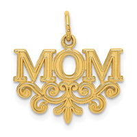 14k MOM Charm-C363