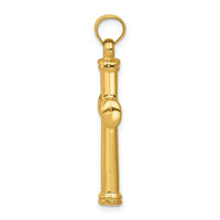 14k Hollow Cross Pendant-C3657