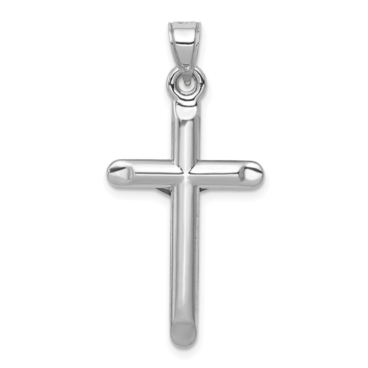 14k White Gold Crucifix Pendant-C3669