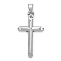 14k White Gold Crucifix Pendant-C3669