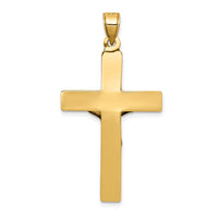 14k Polished Crucifix Pendant-C3677