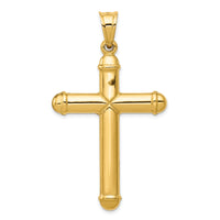 14K Reversible Crucifix Pendant-C3681