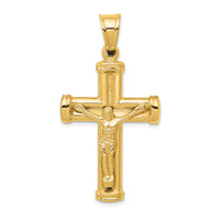 14K Reversible Crucifix Pendant-C3683