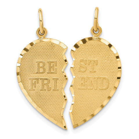 GOLD BEST FREINDS PENDANT