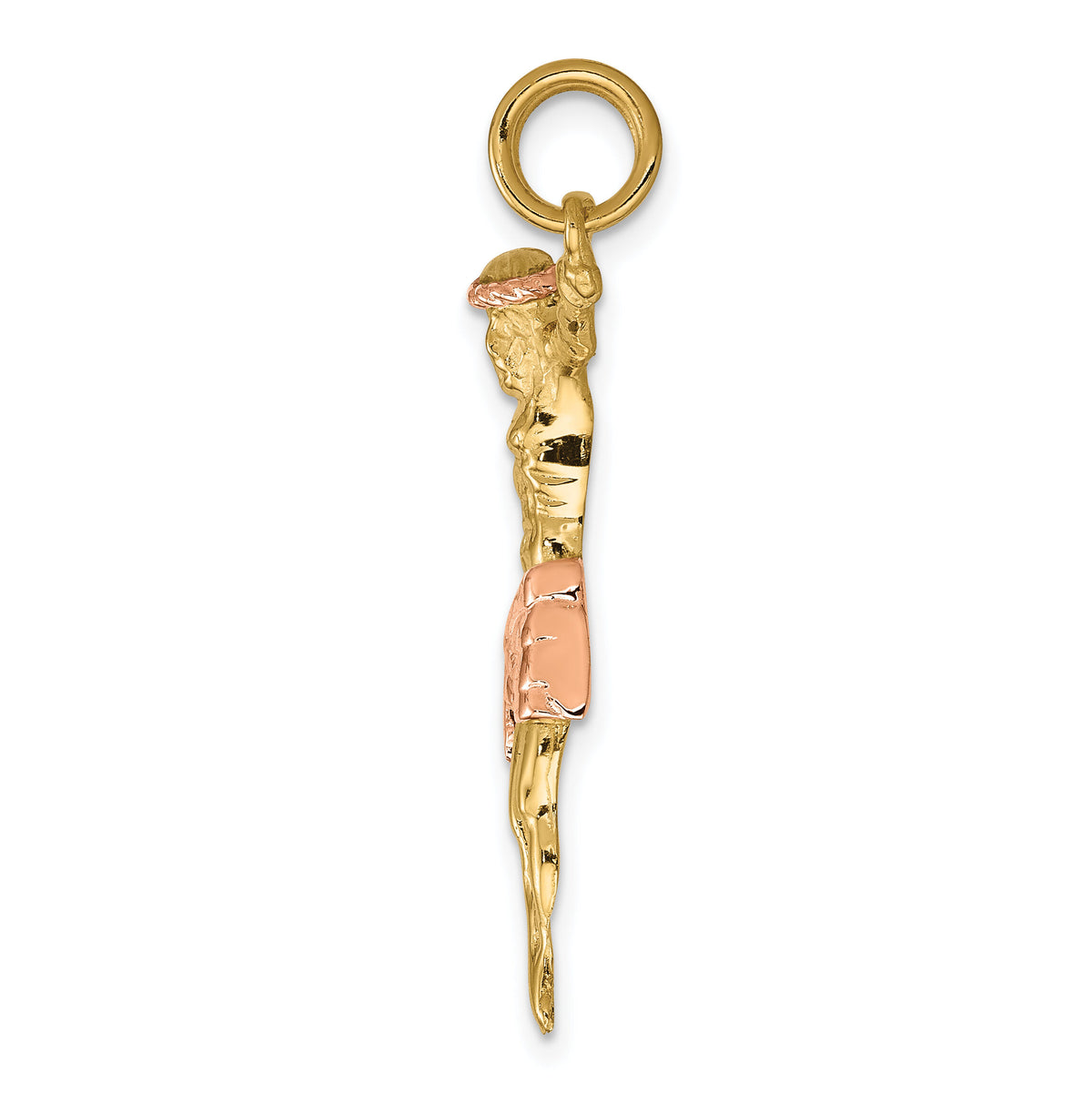 14k Two-tone Rose Corpus Pendant-C3710