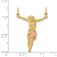 14k Two-tone Rose Corpus Pendant-C3710