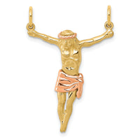 14k Two-tone Rose Corpus Pendant-C3710