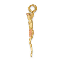 14k Two-tone Rose Corpus Pendant-C3711