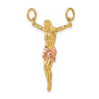 14k Two-tone Rose Corpus Pendant-C3711