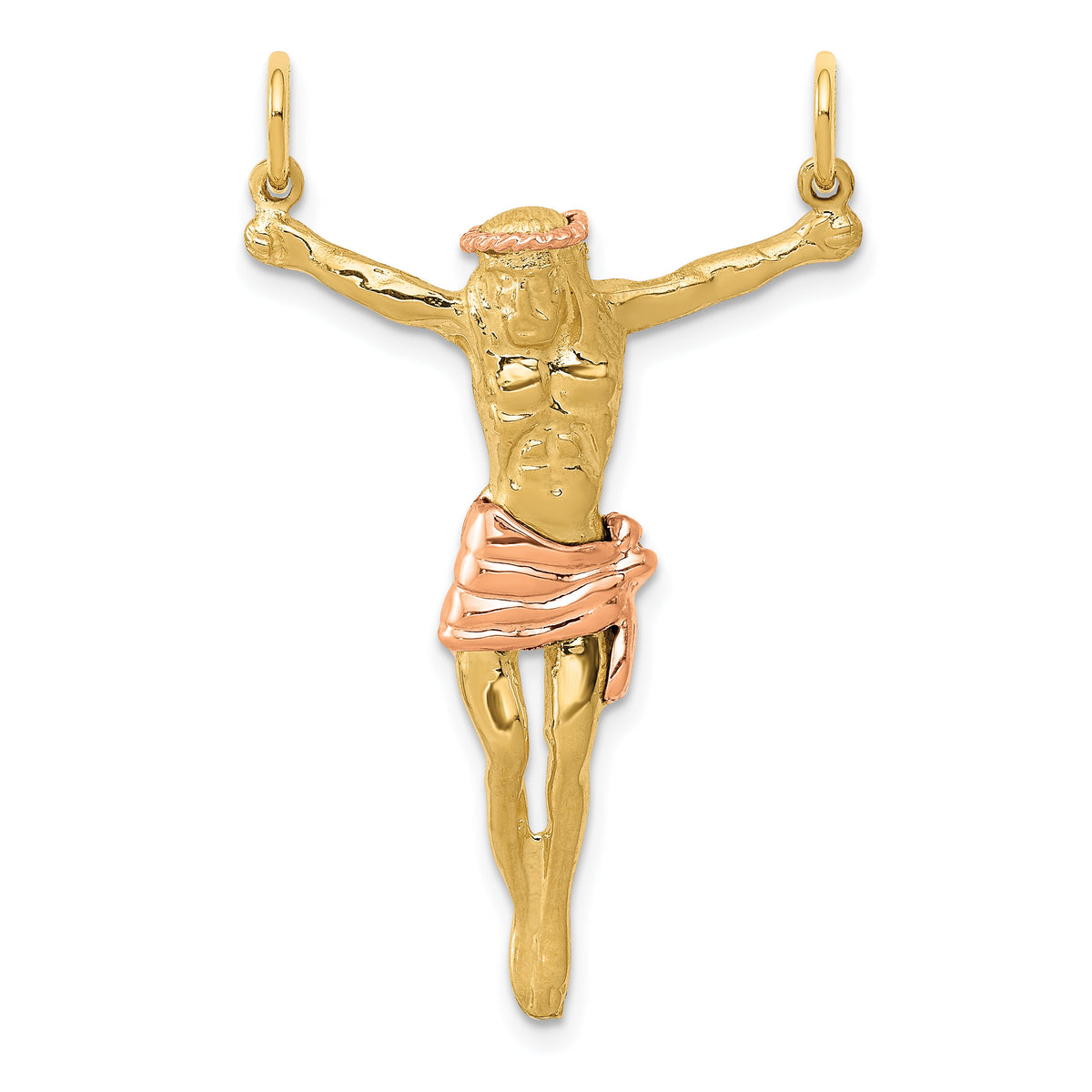 14k Two-tone Rose Corpus Pendant-C3711