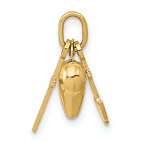 14K 3D Faith, Hope And Charity Charm-C3732
