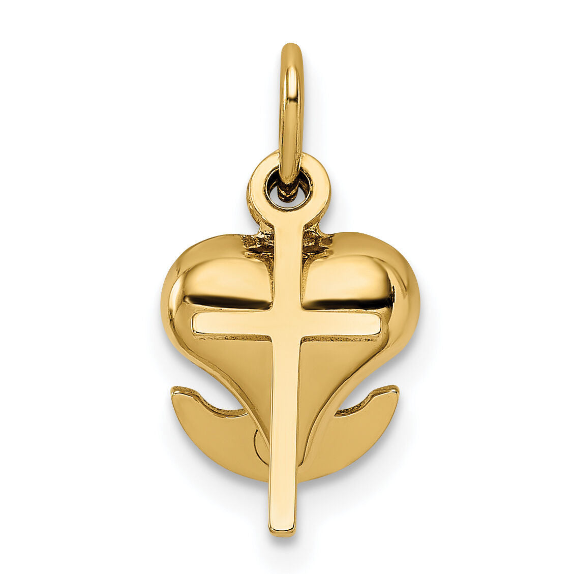 14K 3D Faith, Hope And Charity Charm-C3732