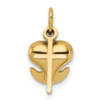14K 3D Faith, Hope And Charity Charm-C3732
