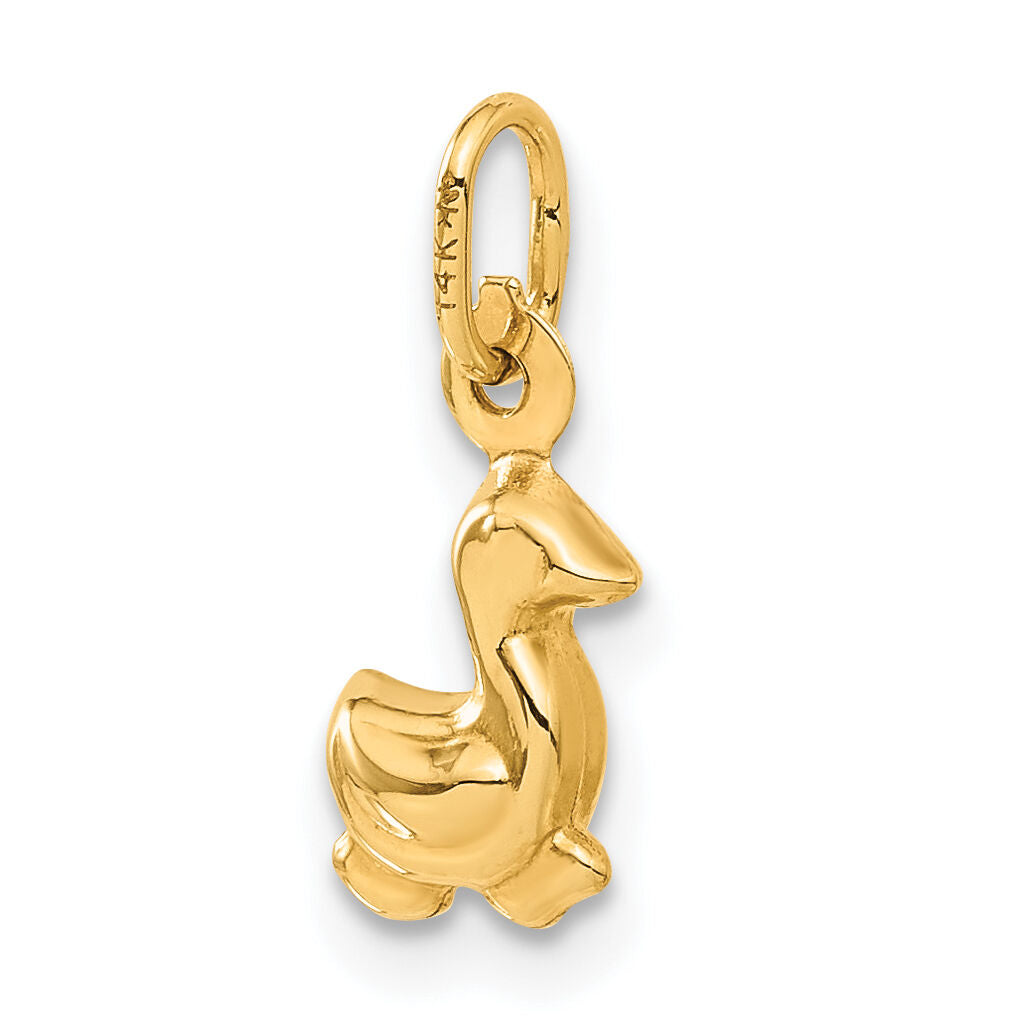 14k Duck Charm-C3753