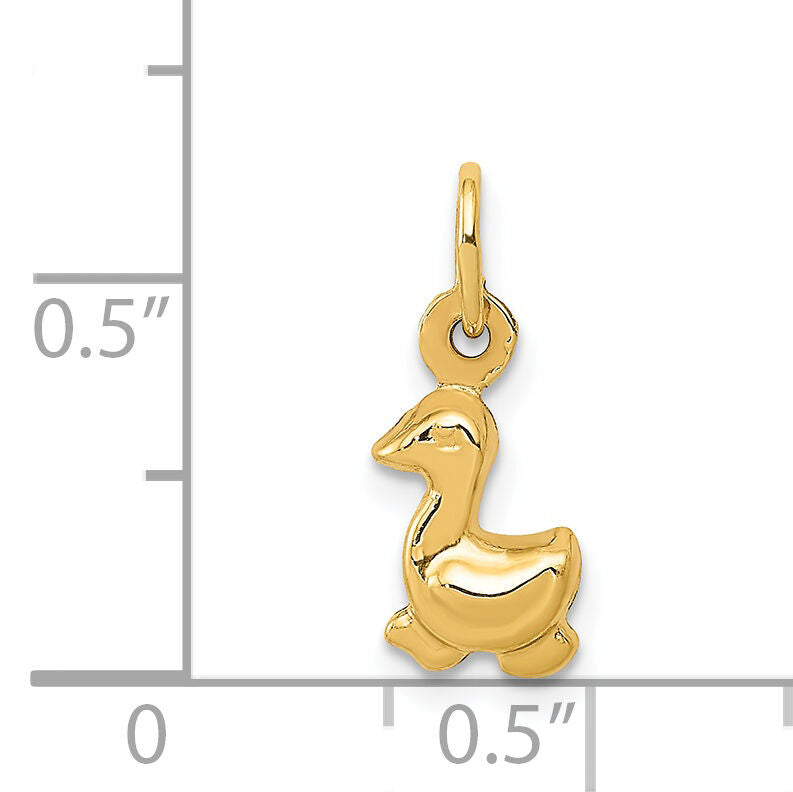 14k Duck Charm-C3753