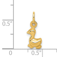 14k Duck Charm-C3753