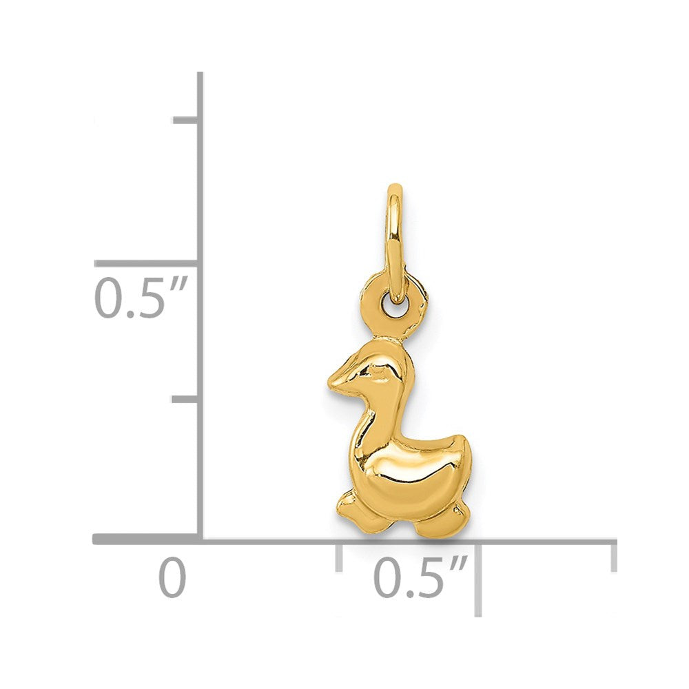 14k Duck Charm-C3753