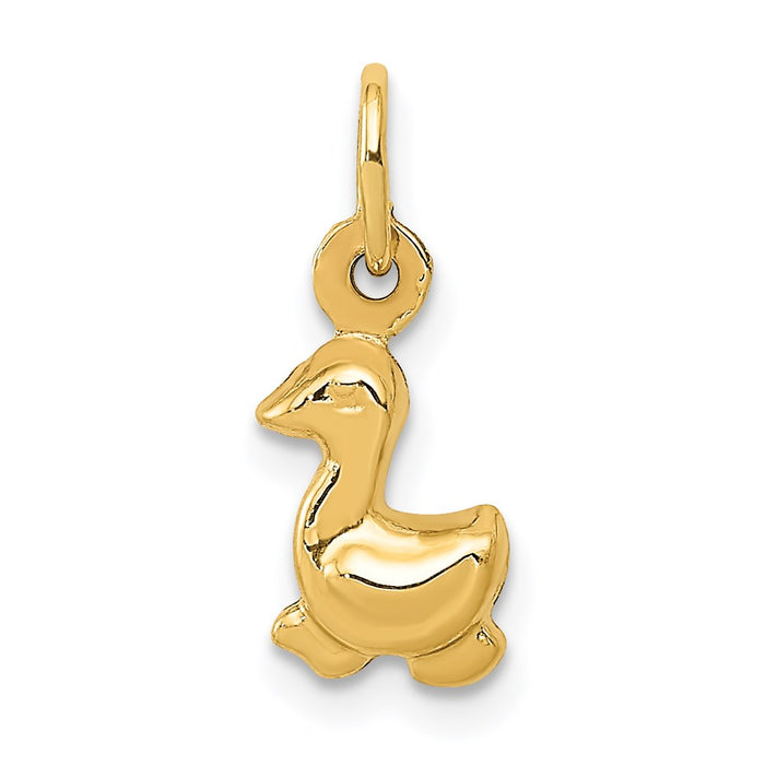 14k Duck Charm-C3753