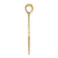 14k Ice Skater Turning Charm-C3757