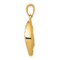 14K Baseball Glove And Ball Pendant-C3766