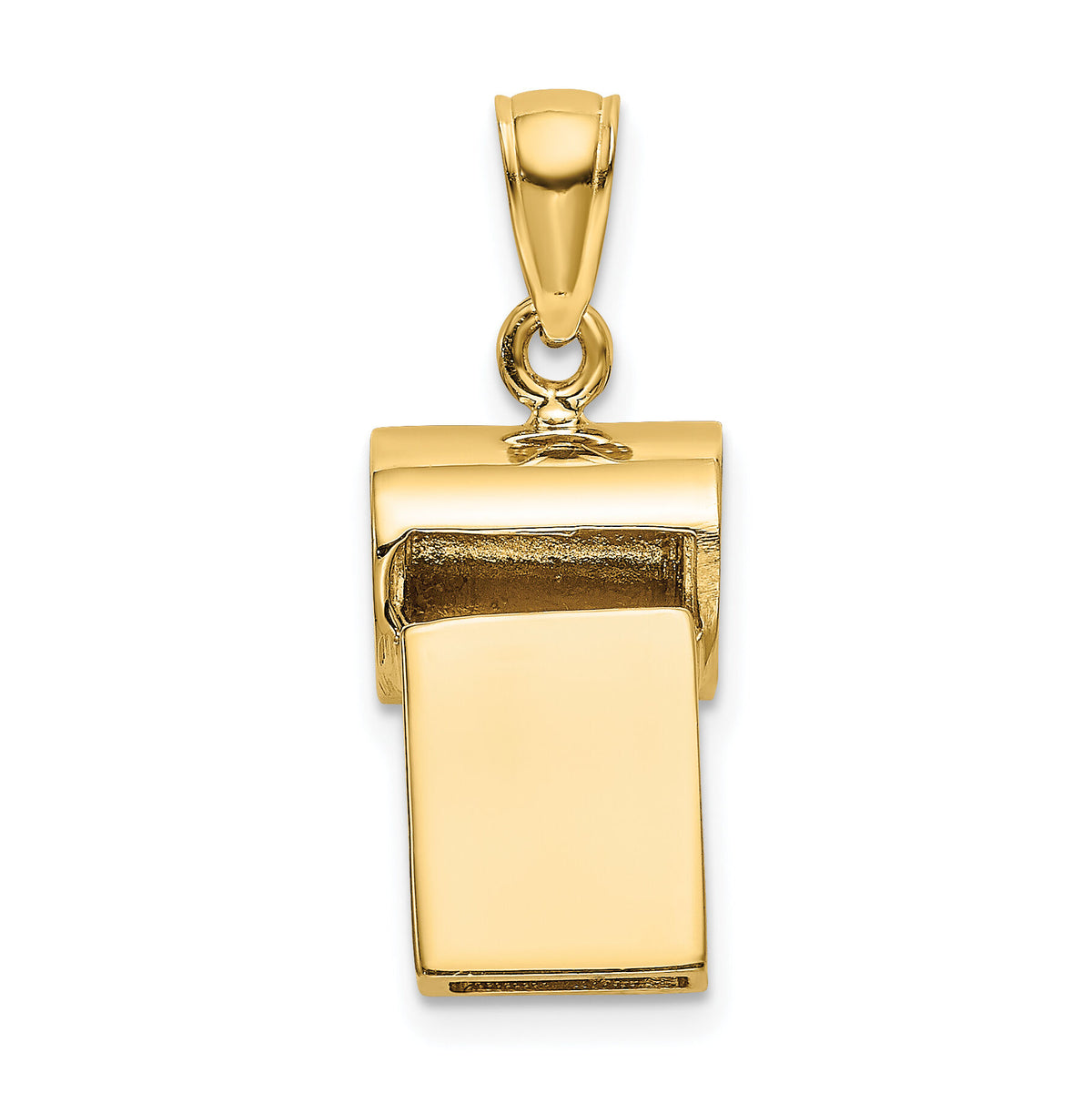 14k 3-D Whistle Charm-C3771