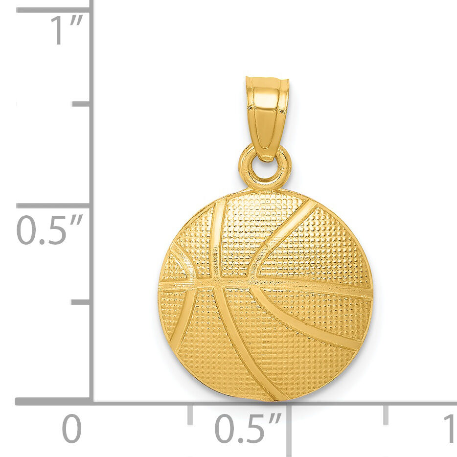 14k Basketball Pendant-C3774