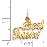 14k BEST FRIEND Charm-C378