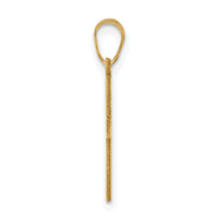 14k Polished Cross Charm-C3787