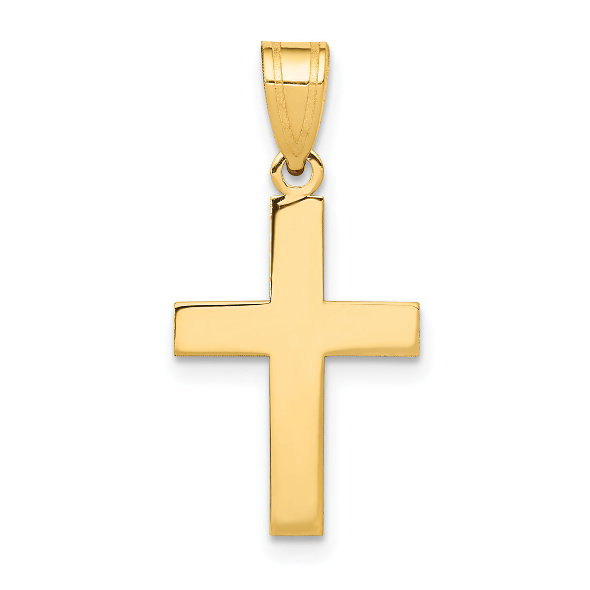 14k Polished Cross Charm-C3787