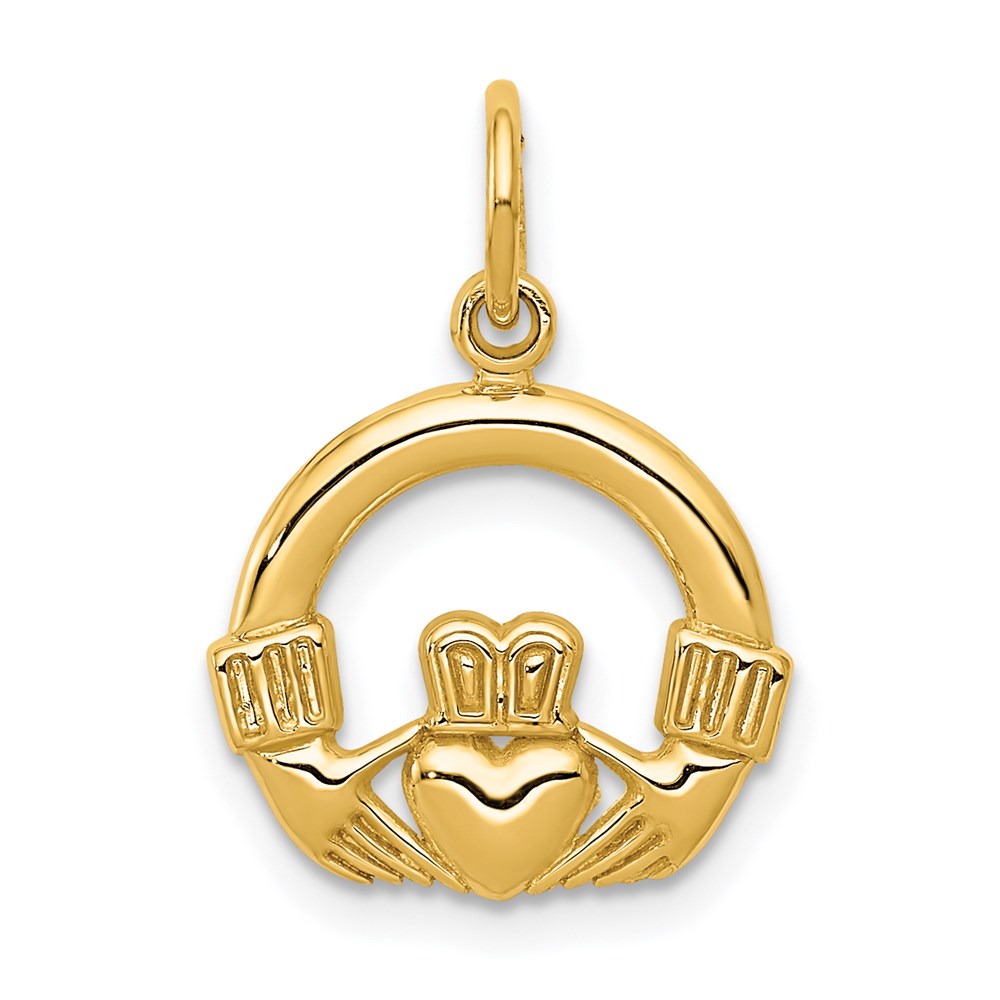 14k Claddagh Charm-C379