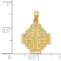 14k Jerusalem Cross Pendant-C3832