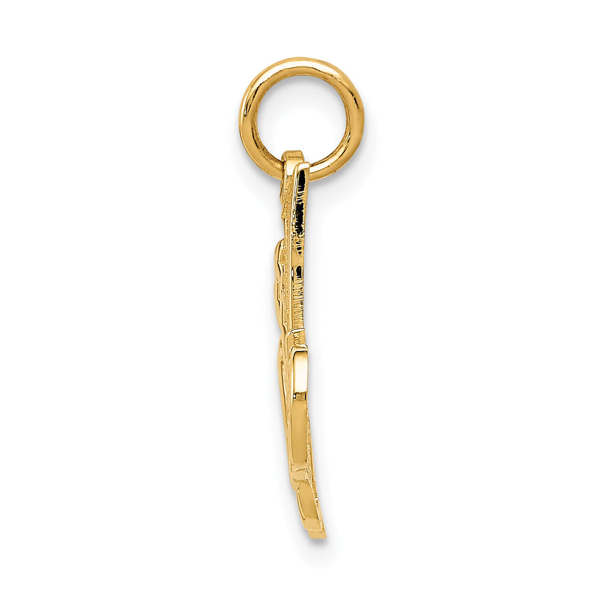 14k #1 DAUGHTER Charm-C385