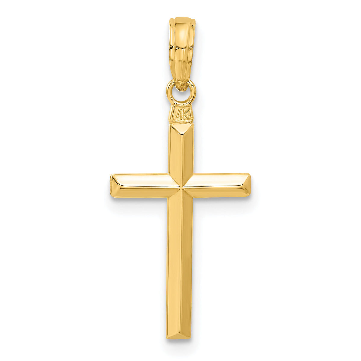 14k Reversible Latin Cross Pendant-C3865