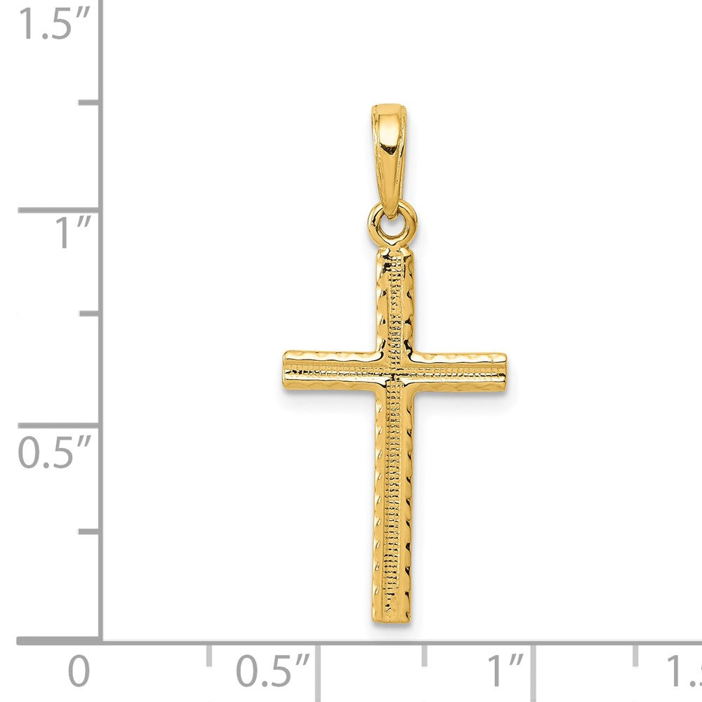 14k Latin Cross Pendant-C3866