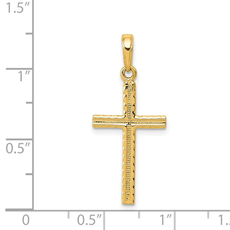 14k Latin Cross Pendant-C3866