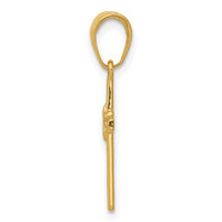 14k Polished Cross Charm-C3882