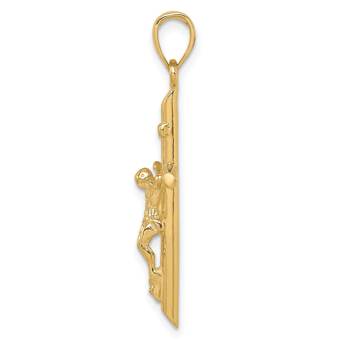 14k INRI Crucifix Pendant-C3895