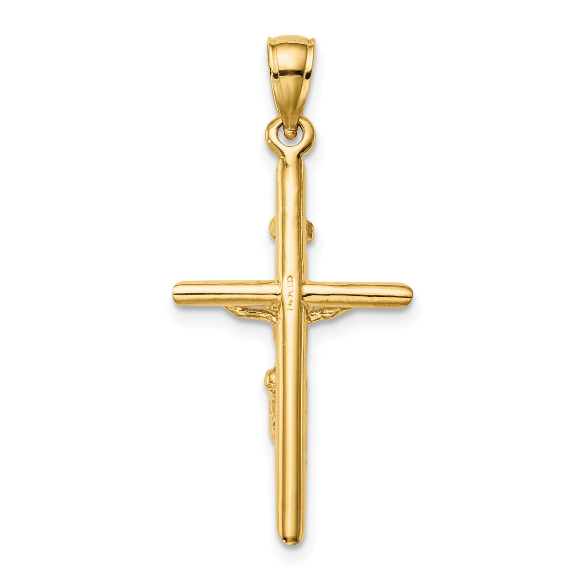 14k INRI Crucifix Pendant-C3895