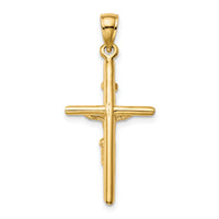 14k INRI Crucifix Pendant-C3895