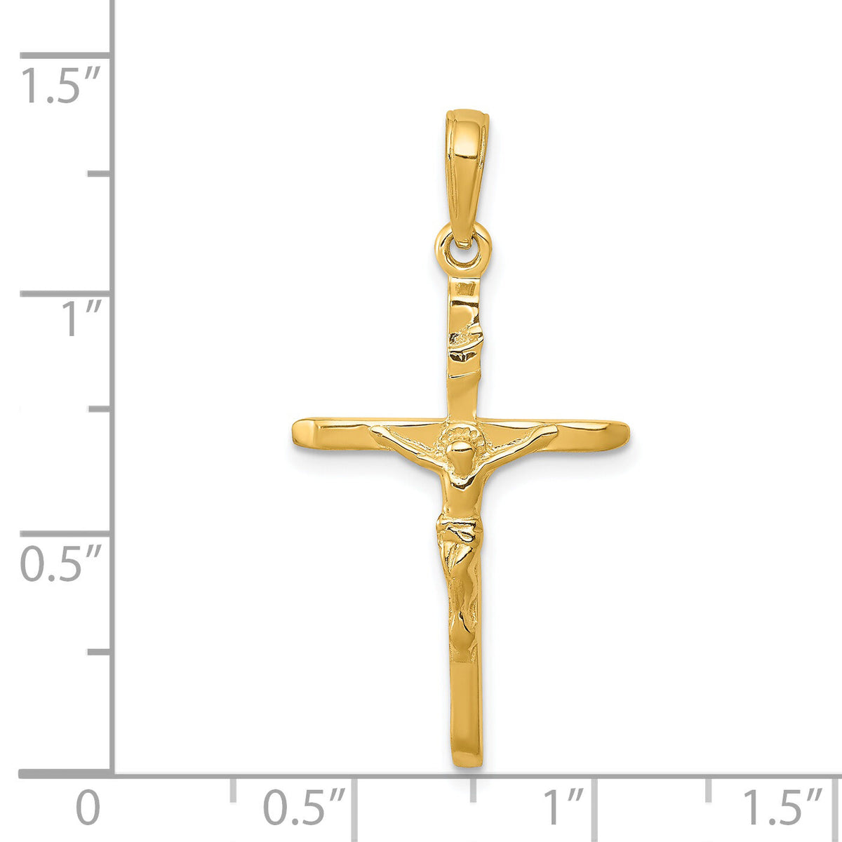 14k Crucifix Pendant-C3900