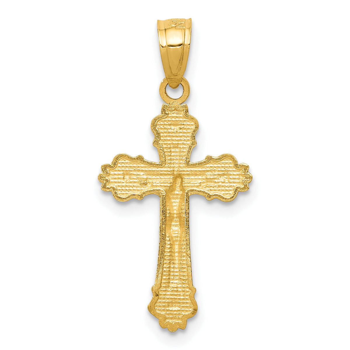 14k Small Crucifix Charm-C3919