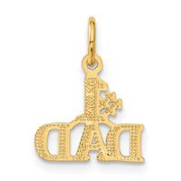 14k #1 DAD Charm-C392