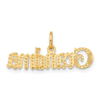 14k GRANDMA Charm-C395