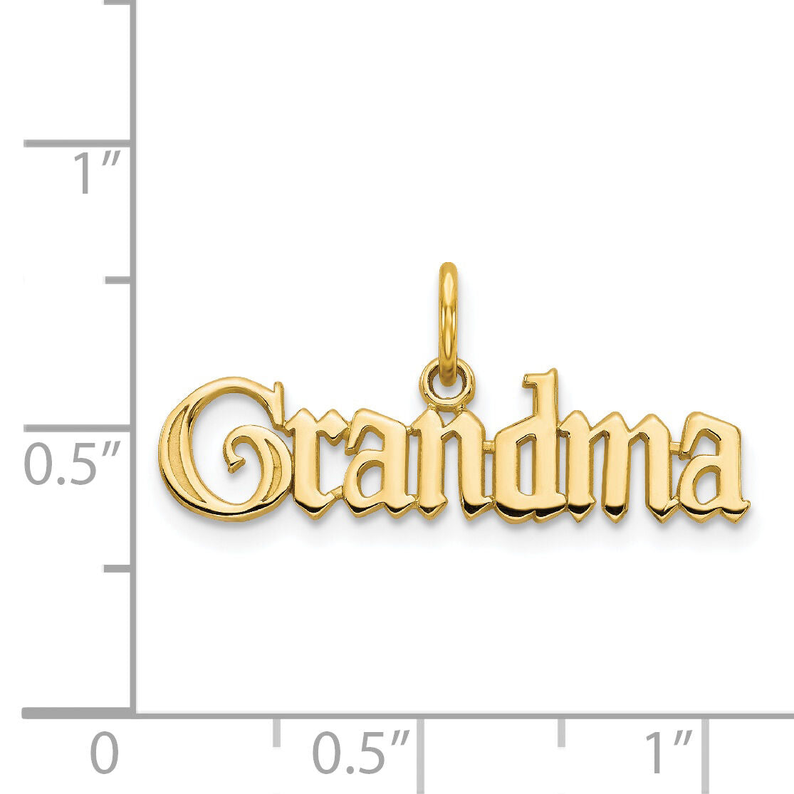 14k GRANDMA Charm-C395