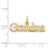 14k GRANDMA Charm-C395
