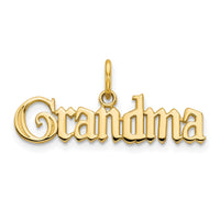 14k GRANDMA Charm-C395