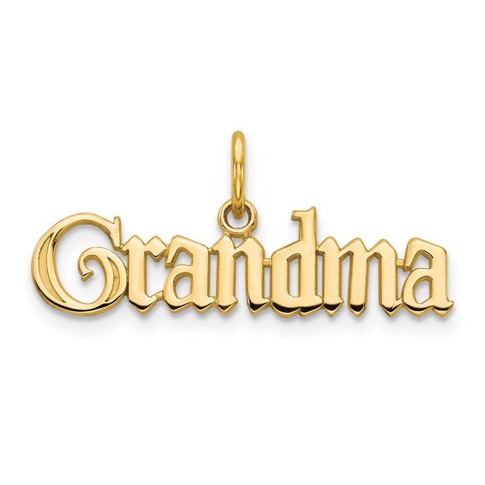 14k GRANDMA Charm-C395